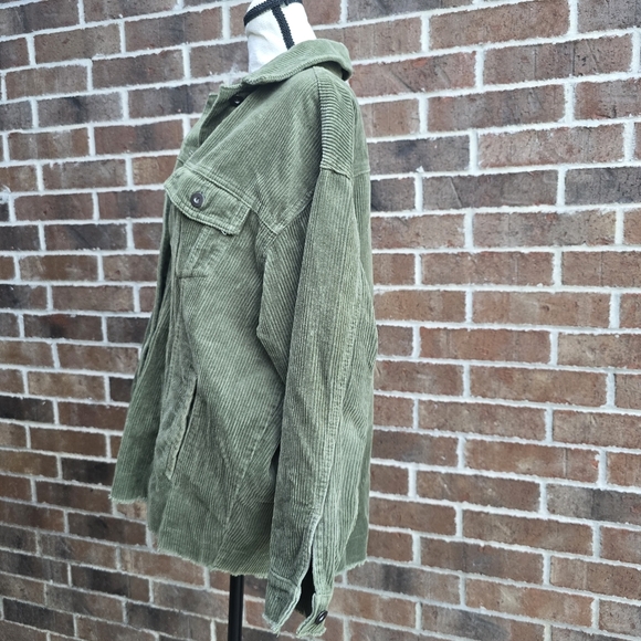 Zara Olive Green Utility Jacket for Women - Picture 2 of 8